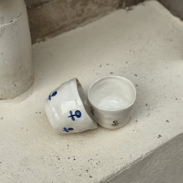 Le Piccolo Cup - Blue Flowers
